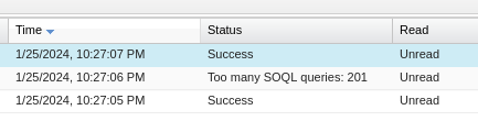 Too many SOQL Exception 201